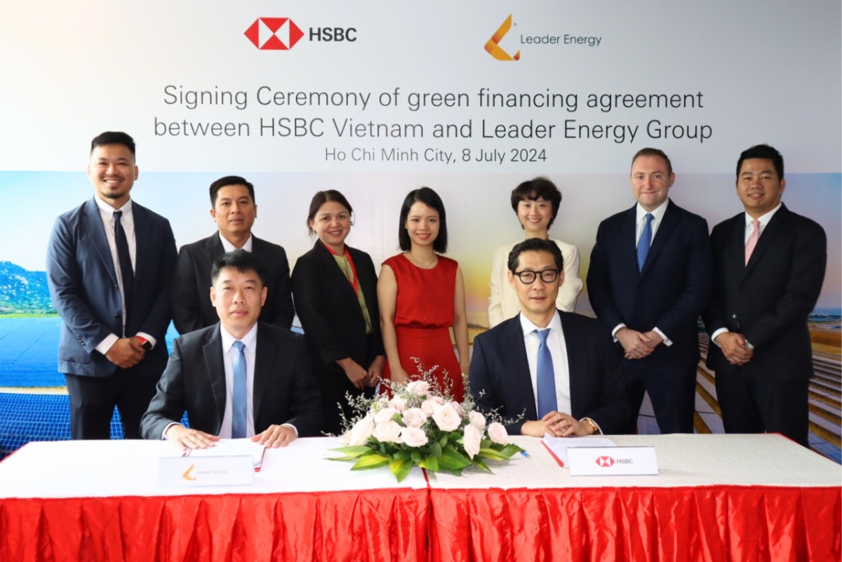 HSBC lends Leader Energy to develop renewable energy in Vietnam